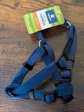 Top Paw Blue Step-in Adjustable Dog Harness sz M (girth 18-27 inches) NWT